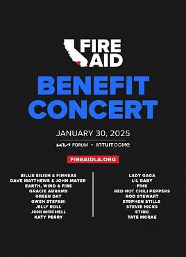 加州火灾慈善音乐会